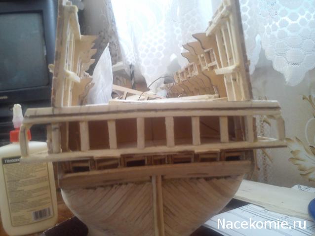 Корабль адмирала Нельсона "ВИКТОРИ" - Обшивка корпуса