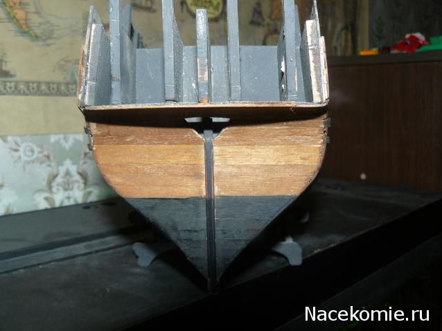 Собери Чёрную Жемчужину. Сборка: Покраска