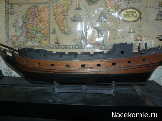 Собери Чёрную Жемчужину. Сборка: Покраска