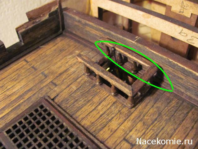 Собери Чёрную жемчужину. Сборка: оснащение палуб