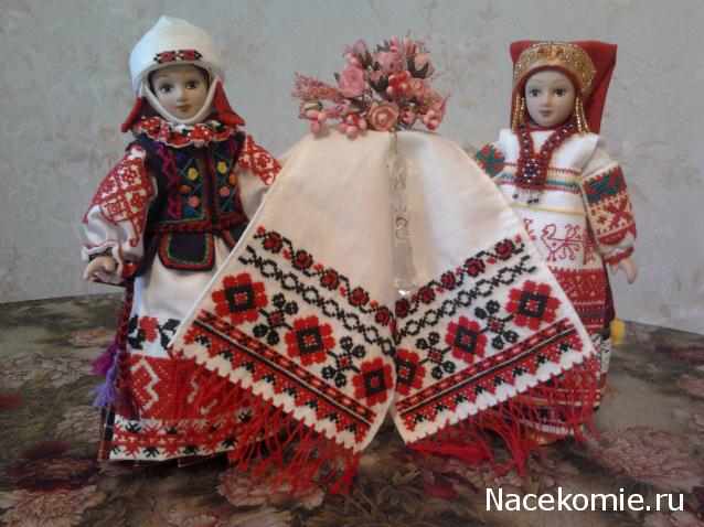 Куклы в народных костюмах №8 Кукла в летнем костюме Минской губернии