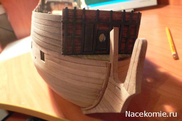 Собери Чёрную Жемчужину. Сборка корпуса.