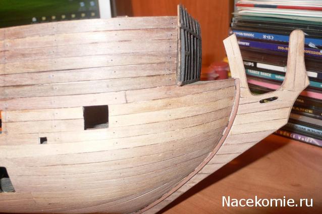 Собери Чёрную Жемчужину. Сборка корпуса.