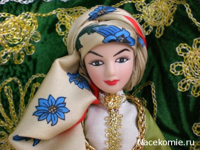 Куклы в народных костюмах №32 Кукла в азербайджанском праздничном костюме