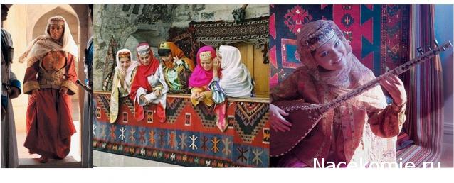 Куклы в народных костюмах №32 Кукла в азербайджанском праздничном костюме