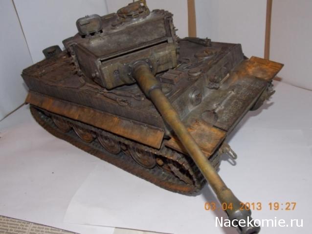 Соберите Танк Тигр - Покраска модели