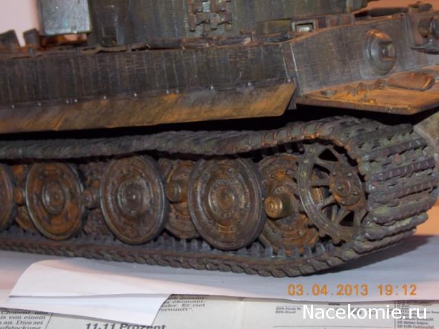 Соберите Танк Тигр - Покраска модели