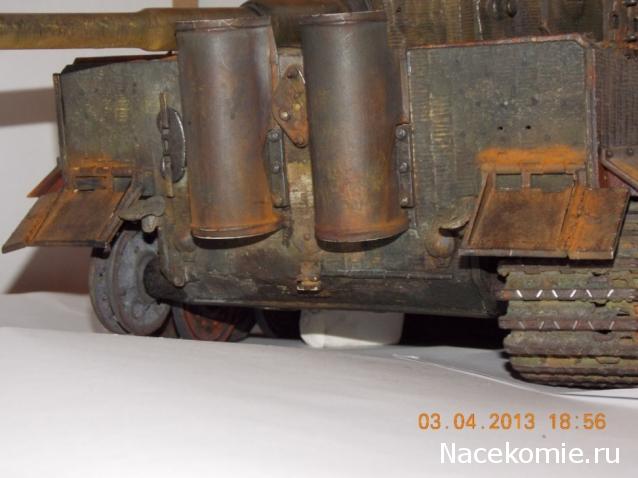 Соберите Танк Тигр - Покраска модели