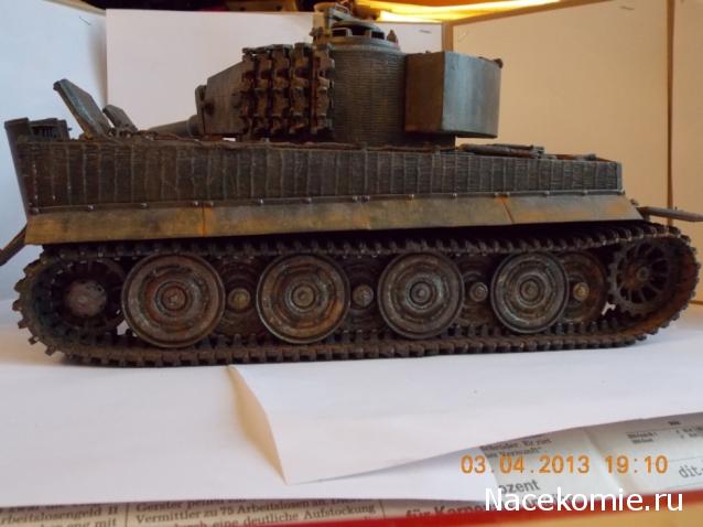 Соберите Танк Тигр - Покраска модели