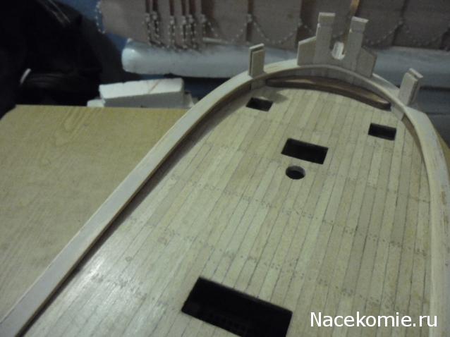 Парусник Баунти - Сборка корпуса