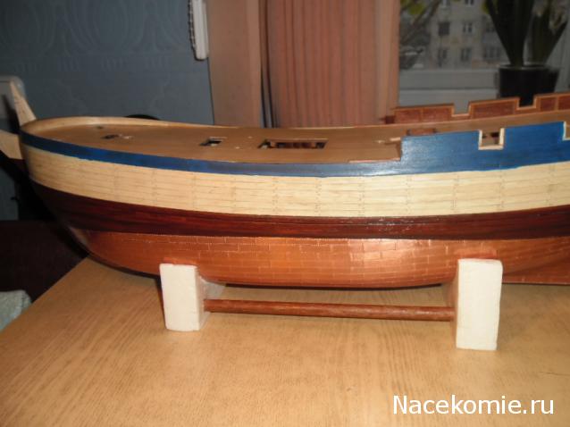 Парусник Баунти - Сборка корпуса