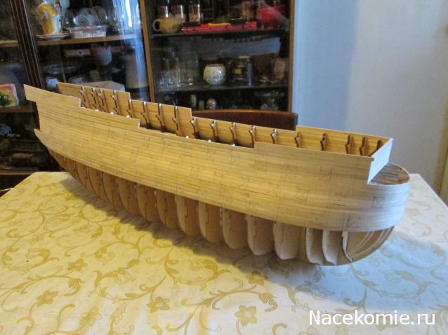 Корабль адмирала Нельсона "ВИКТОРИ" - Обшивка корпуса