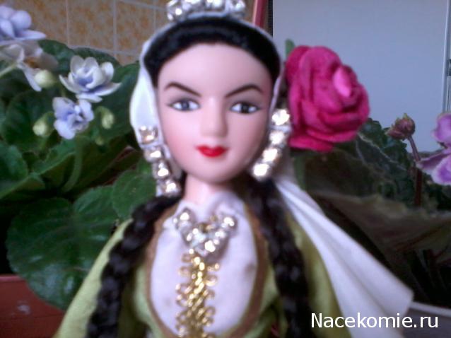 Куклы в народных костюмах №32 Кукла в азербайджанском праздничном костюме
