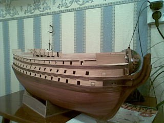 Корабль адмирала Нельсона "ВИКТОРИ" - Обшивка корпуса