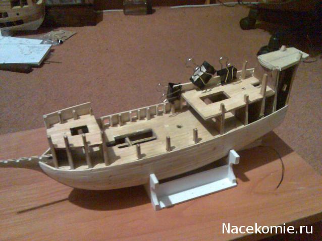 Собери Чёрную Жемчужину. Сборка корпуса.