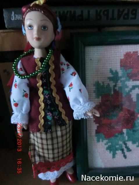 Куклы в народных костюмах №4 Кукла в летнем костюме Киевской губернии