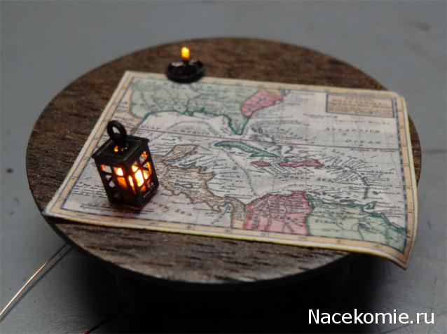 Собери Чёрную Жемчужину. Корма и каюта капитана