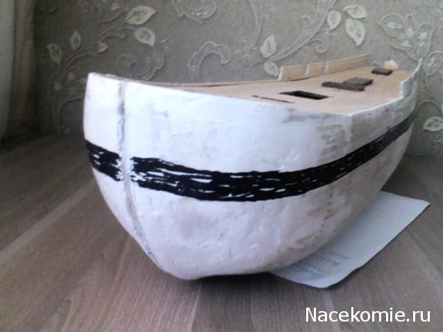 Парусник Баунти - Сборка корпуса