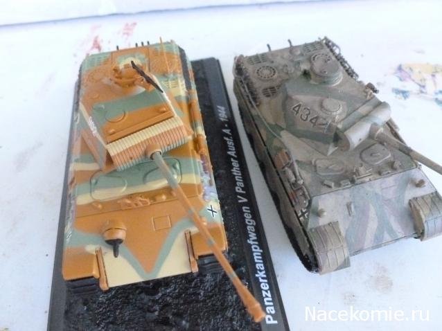 Танки Мира №11 SHERMAN M4 против PANTHER (SD.KFZ.171) 2 модели