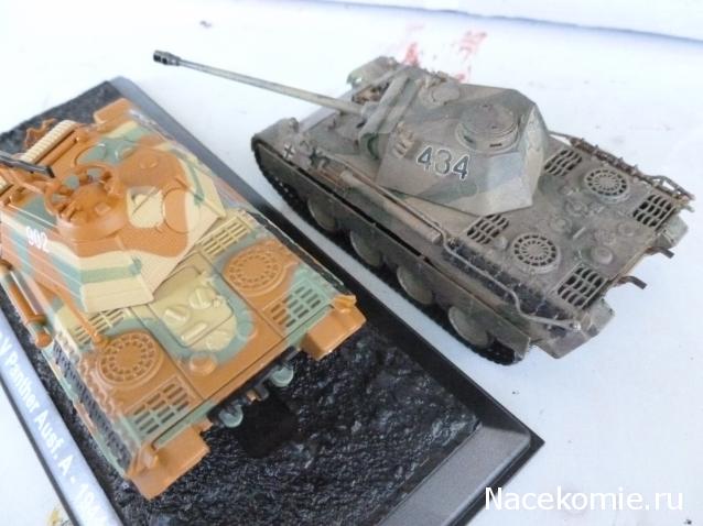 Танки Мира №11 SHERMAN M4 против PANTHER (SD.KFZ.171) 2 модели