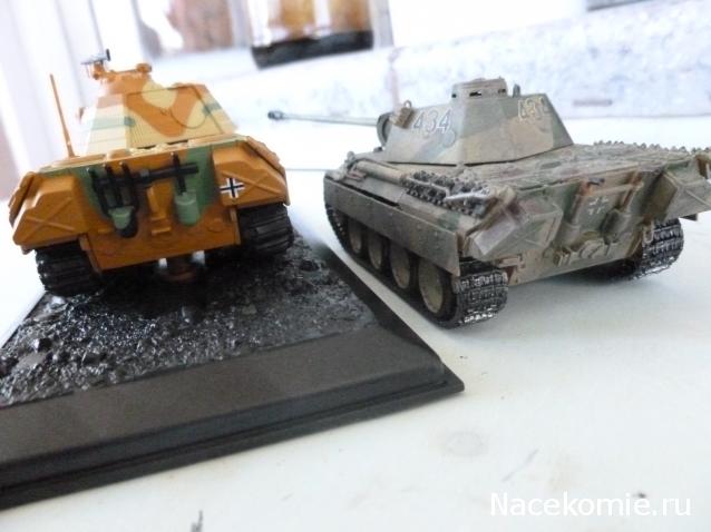 Танки Мира №11 SHERMAN M4 против PANTHER (SD.KFZ.171) 2 модели