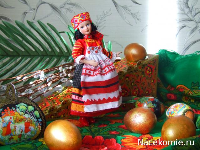 Куклы в народных костюмах №34 Кукла в летнем костюме Орловской губернии