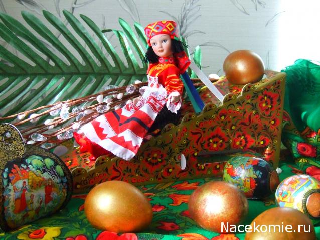 Куклы в народных костюмах №34 Кукла в летнем костюме Орловской губернии