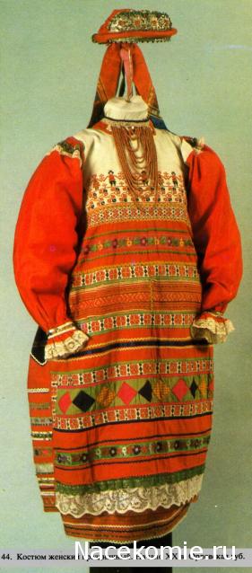 Куклы в народных костюмах №34 Кукла в летнем костюме Орловской губернии