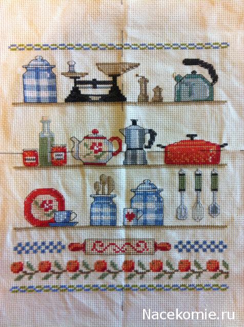 Вышивка крестом №18: Геометрический бордюр