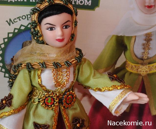 Куклы в народных костюмах №32 Кукла в азербайджанском праздничном костюме