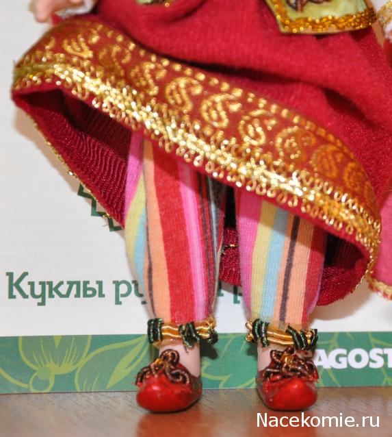 Куклы в народных костюмах №32 Кукла в азербайджанском праздничном костюме