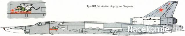 Легендарные самолеты №62 Ту-22 - фото модели, обсуждение