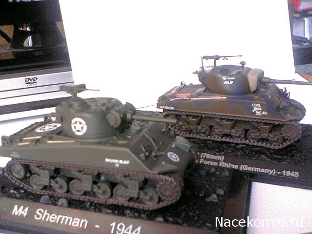 Танки Мира №11 SHERMAN M4 против PANTHER (SD.KFZ.171) 2 модели