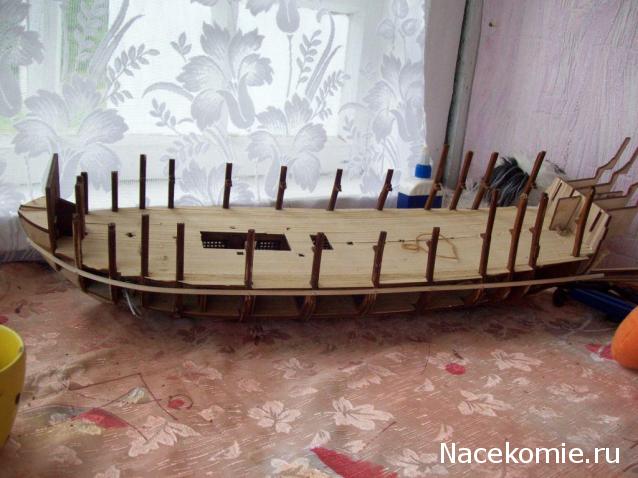 Собери Чёрную Жемчужину. Сборка корпуса.