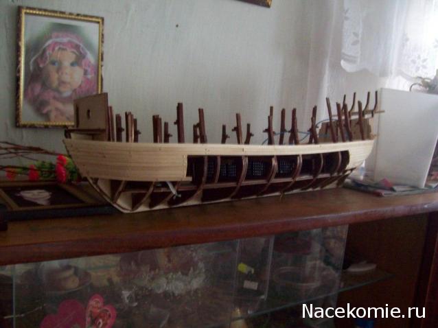 Собери Чёрную Жемчужину. Сборка корпуса.