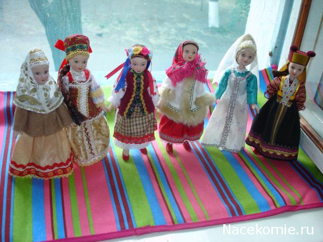 Куклы в народных костюмах №1 Кукла в зимнем костюме Московской губернии
