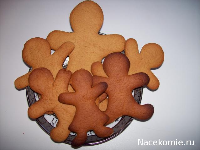 Изысканная выпечка №33 4 формочки для имбирных человечков
