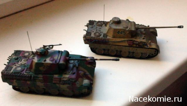 Танки Мира №11 SHERMAN M4 против PANTHER (SD.KFZ.171) 2 модели