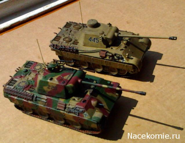 Танки Мира №11 SHERMAN M4 против PANTHER (SD.KFZ.171) 2 модели