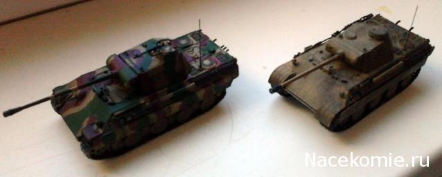 Танки Мира №11 SHERMAN M4 против PANTHER (SD.KFZ.171) 2 модели
