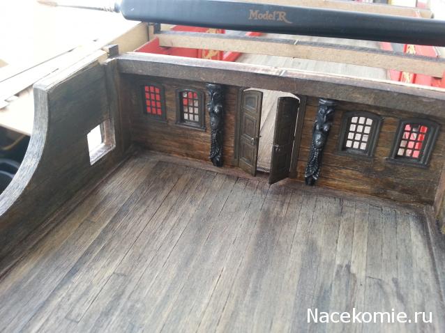Собери Чёрную Жемчужину. Сборка, обшивка и покраска палуб