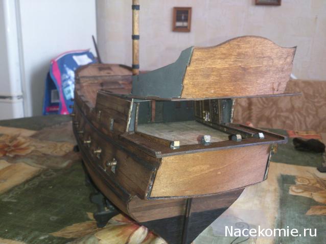 Собери Чёрную Жемчужину. Сборка корпуса.