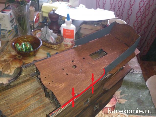 Собери Чёрную Жемчужину. Сборка корпуса.