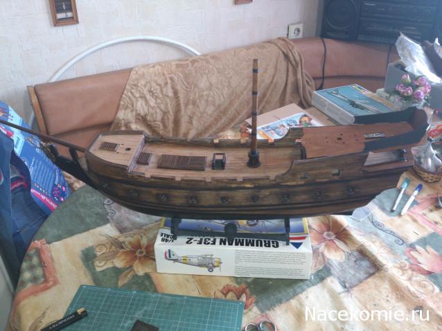 Собери Чёрную Жемчужину. Сборка корпуса.