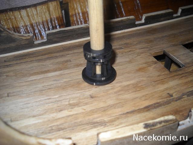 Собери Чёрную жемчужину. Сборка: оснащение палуб