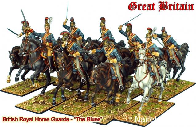 Наполеоновские войны №46 Рядовой полка Королевской конной гвардии британской армиии,1815г.