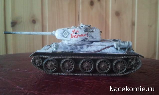 Русские танки №63 - Т-34-85 зимний камуфляж