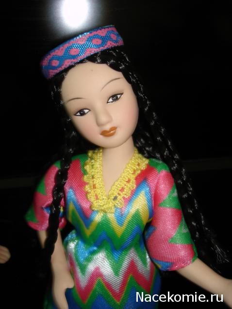 Куклы в народных костюмах №12 Кукла в узбекском летнем костюме