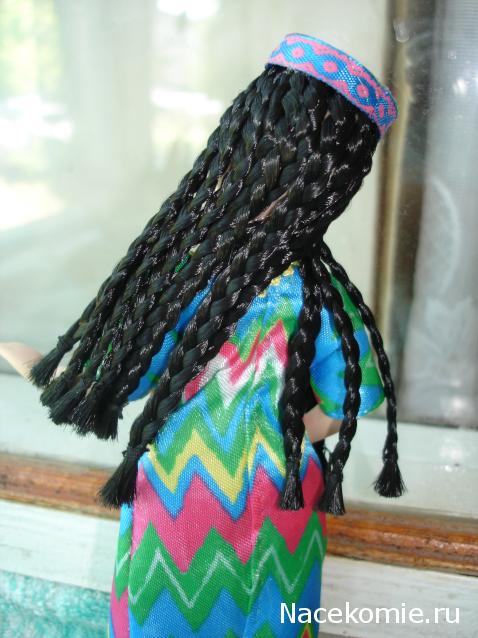 Куклы в народных костюмах №12 Кукла в узбекском летнем костюме