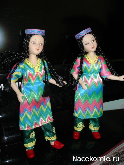 Куклы в народных костюмах №12 Кукла в узбекском летнем костюме